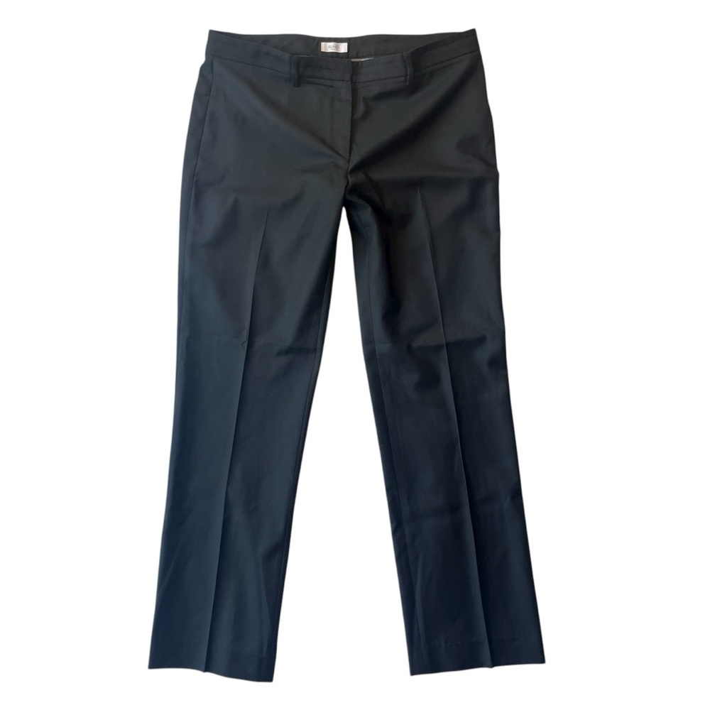 Gunex Straight leg dress pants US 10 Black Made in Italy Womens Polyester